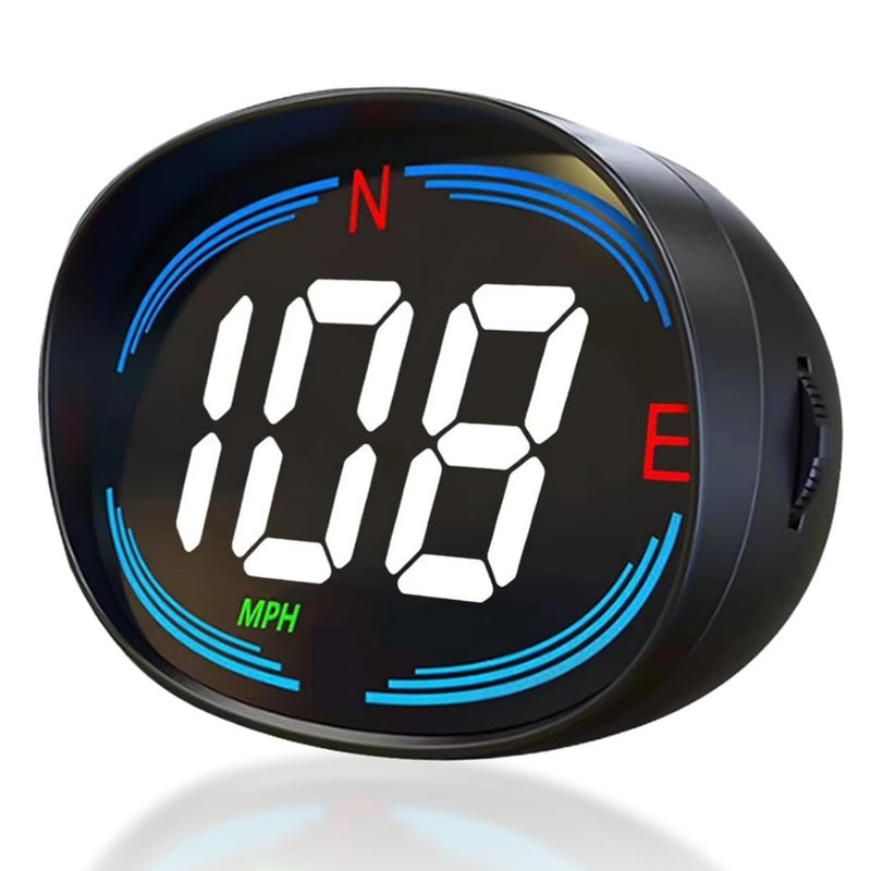sinoTrack HUD GPS Speedometer Universal Car Heads-up Display 2.7inch MPH Speed Meter with Compass Over Speed Alarm for All Vehicle USB Connect Plug and Play - Image 1